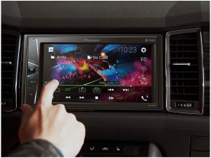 Central Multimídia  Pioneer MVH-G218BT  LCD 6,2” – Touch  Bluetooth USB Auxiliar