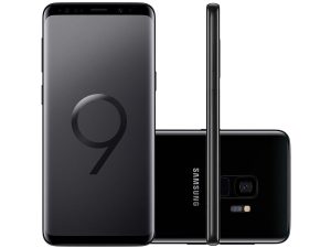 Smartphone Samsung  Galaxy S9 128GB Preto  4G – 4GB RAM Tela  5.8” Câm. 12MP + Câm.  Selfie 8MP